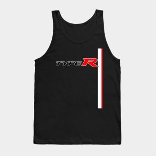 FK8 Type R Championship white racing stripe Tank Top